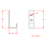 JS-DF21S Gancho simple