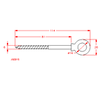 JSEB15 Cncamo con Punta de Tornillo