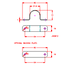 JSEW11 Puente de puntal (para tubo de 25.4mm)