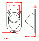 JSLA22 Fijacin en ngulo para pared