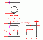 JSLA42 Soporte fijo lateral 