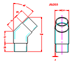 JSLD03 Angulo 45
