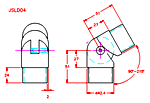 JSLD04 Angulo Ajustable