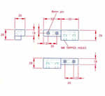 JSPK02 Bisagra de bloque con perno