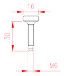 JS2M01 Tornillo cabeza giratoria ajustable