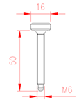 JS2M02 Tornillo cabeza giratoria ajustable