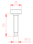 JS2M05 Tornillo cabeza giratoria ajustable