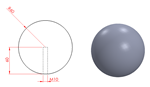 JS2M19 Bola de acero inoxidable