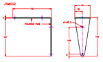 JSMC02 Soporte para estante