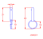 JSMQ01 Pasador de liberacin rpida