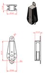 JS2P31 Polea simple