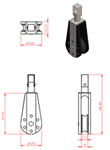 JS2P33 Polea simple