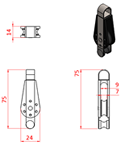 JS2P46 Polea simple