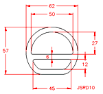 JSRD10 Aro De con doble barra