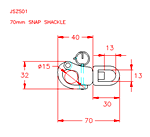 JSZS01 Broche de Grillete