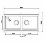 JSS20 Tazn de fuente doble de topmount