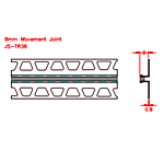 JS-TR36 Perfil para juntas de dilatacin