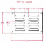 JSV08 Rejilla de ventilacin