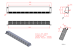 JSV28S Rejilla exterior para goteo