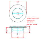 JSVG08 Difusor redondo ajustable de ventilacin