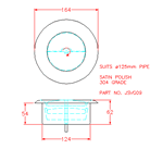 JSVG09 Difusor redondo ajustable de ventilacin