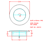 JSVG10 Difusor redondo ajustable de ventilacin