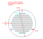 JSVR05 Rejilla redonda de ventilacin