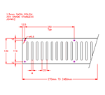 JSVW02 Parrilla ancha de ventilacin