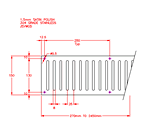 JSVW05 Parrilla ancha de ventilacin