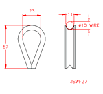 JSWF27 Horquilla