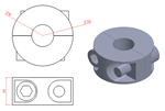 JSWF33 Anillo de sujecin para cable