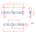 JSWS02 Tensor Horquilla / Horquilla